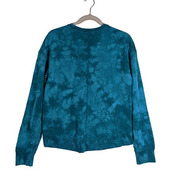 All in Motion Sweatshirt XS Long Sleeve Tie Dye French Terry Crewneck Thumbholes - Picture 10 of 10